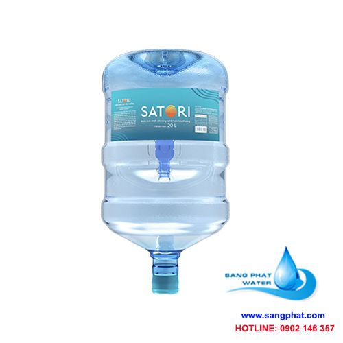 Hình ảnh nước satori bình 20l chính hãng